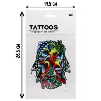 Татуировка-наклейка"Современное искусство-2" (26,5х14,5)(12шт.) ( Арт. ТА-2411) кратно 12